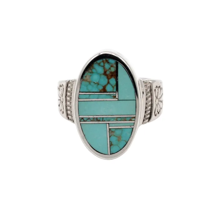 Ray Tracey Rings Flower Oval Ring