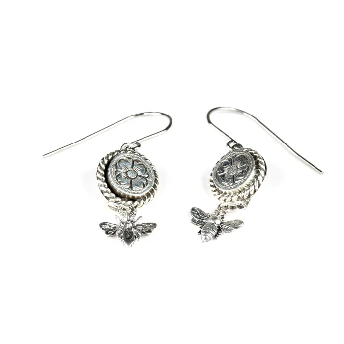 Shane Hendren Earrings Bee Dangle Earrings