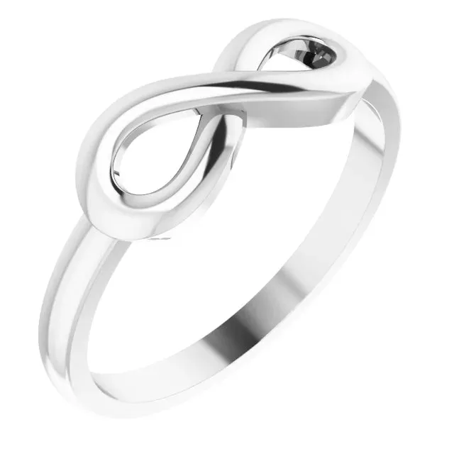 Sterling Silver Infinity Ring Stuller Rings