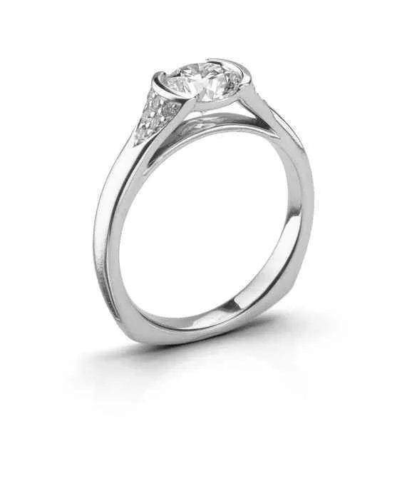 Toby Pomeroy Rings Seven Gem Filaria Engagement Ring