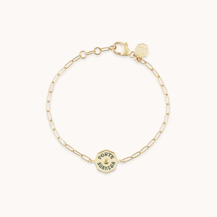 Wee PB Bracelet Peridot Marlo Laz Bracelets