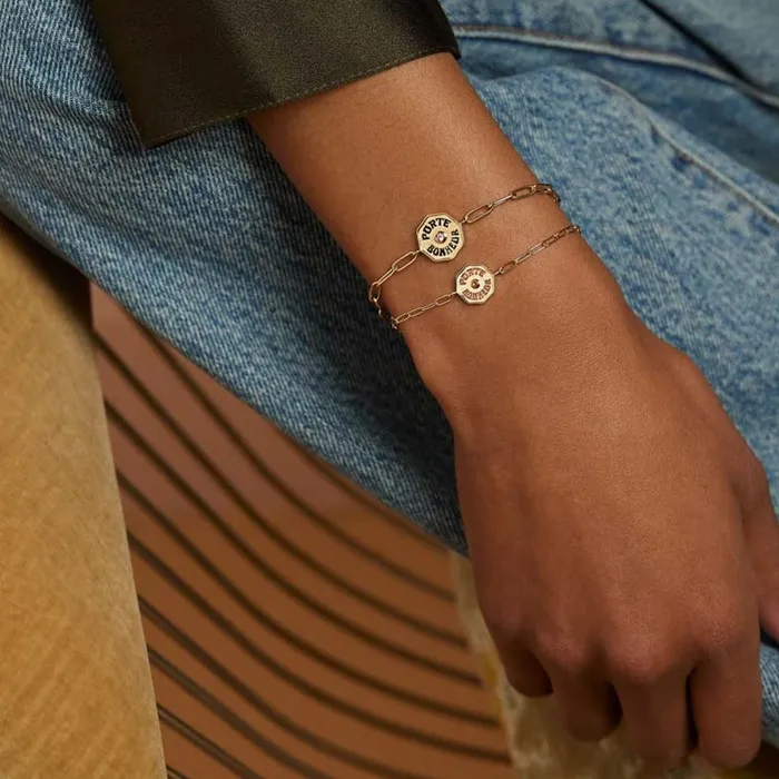 Wee PB Bracelet Peridot Marlo Laz Bracelets