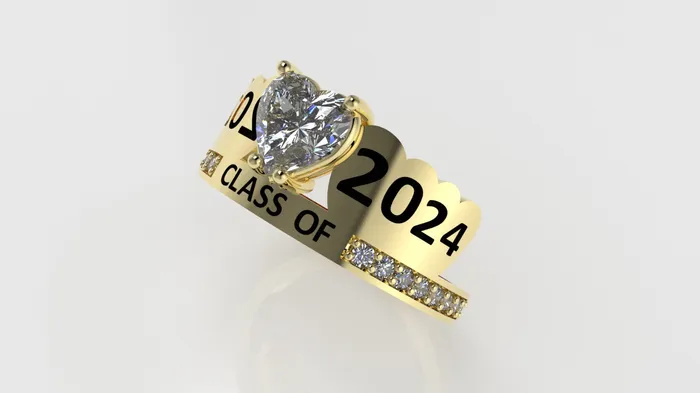 14K Grade Gold Ring with 17 STONES Stt Prong Cut Chanel Jcm 21 jewelry Rings