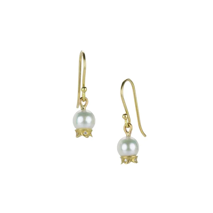 18k Lily of the Valley Earrings Annette Ferdinandsen Earrings