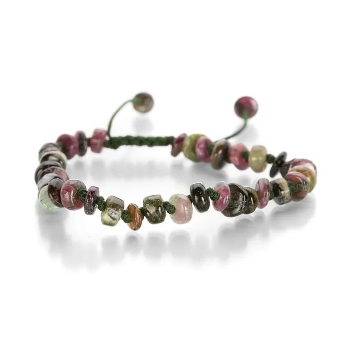 4mm Multicolor Tourmaline Bead Bracelet Joseph Brooks Bracelets