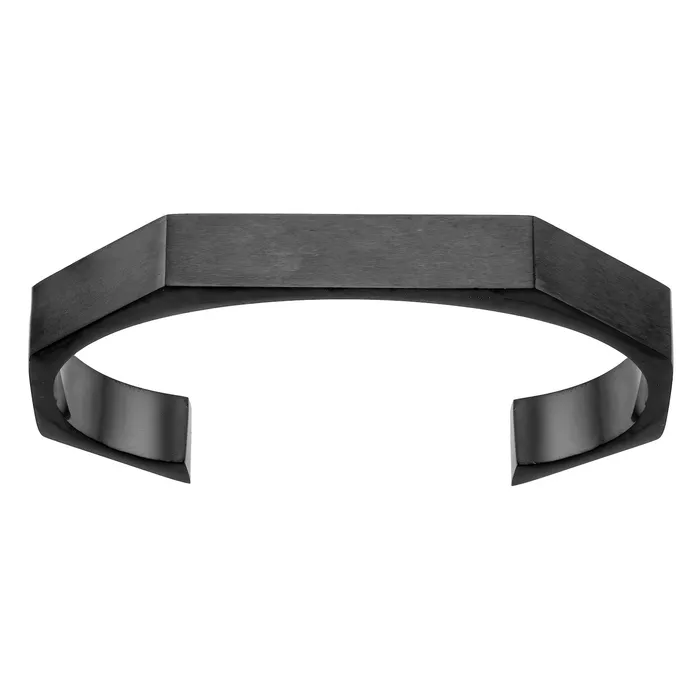 Aeon Vienna Bangle Shiny Black Ion Plated Stainless Steel Spirito Rosa Bracelets Aeon Vienna Bangle Shiny Black Ion Plated Stainless Steel Spirito Rosa Bracelets