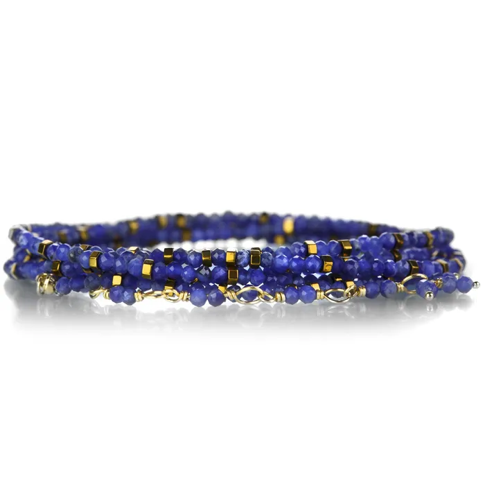 Anne Sportun Bracelets Sodalite Wrap Bracelet 34