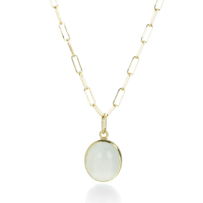 Anne Sportun Charm Necklaces Oval Moonstone Charm Charm Only