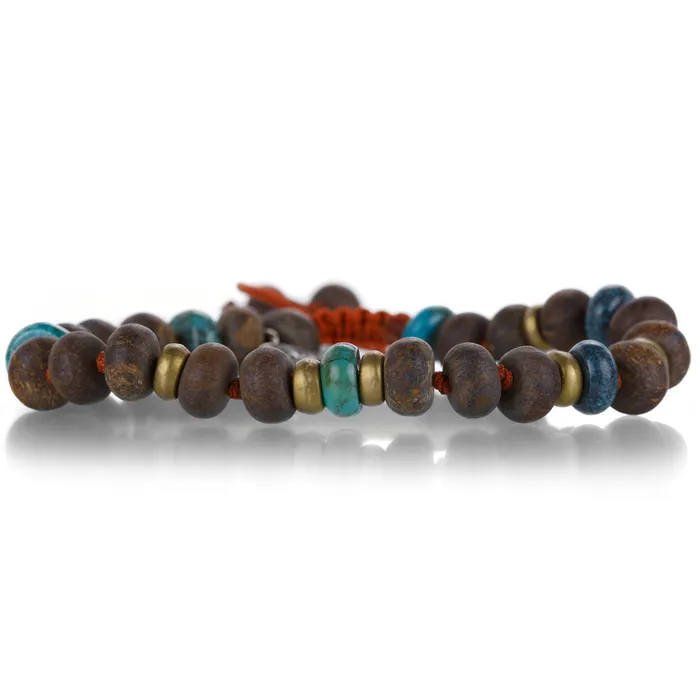 Arizona Turquoise Bronzite Beaded Bracelet Joseph Brooks Bracelets
