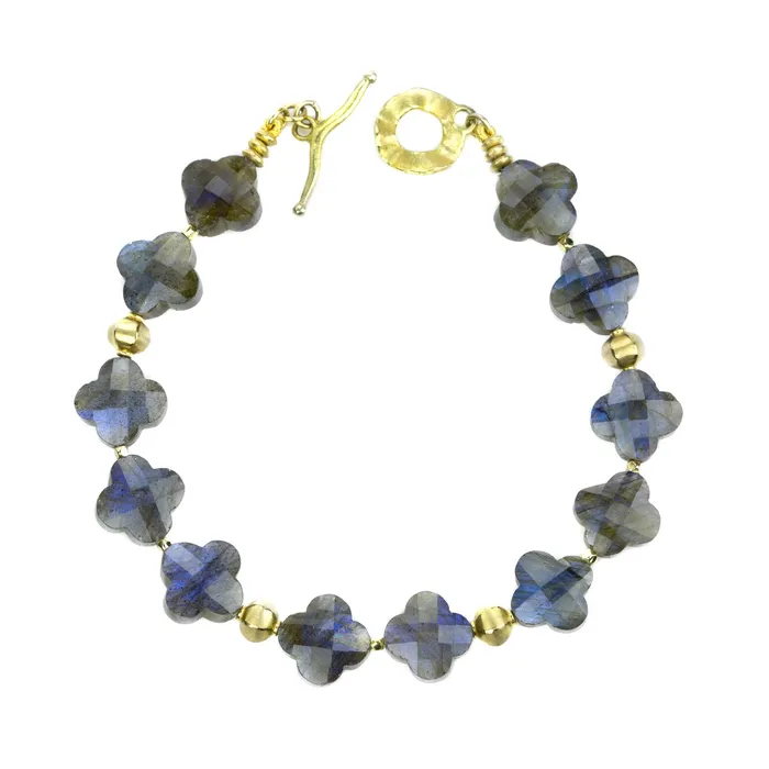 Barbara Heinrich Bracelets Clover Labradorite Bracelet