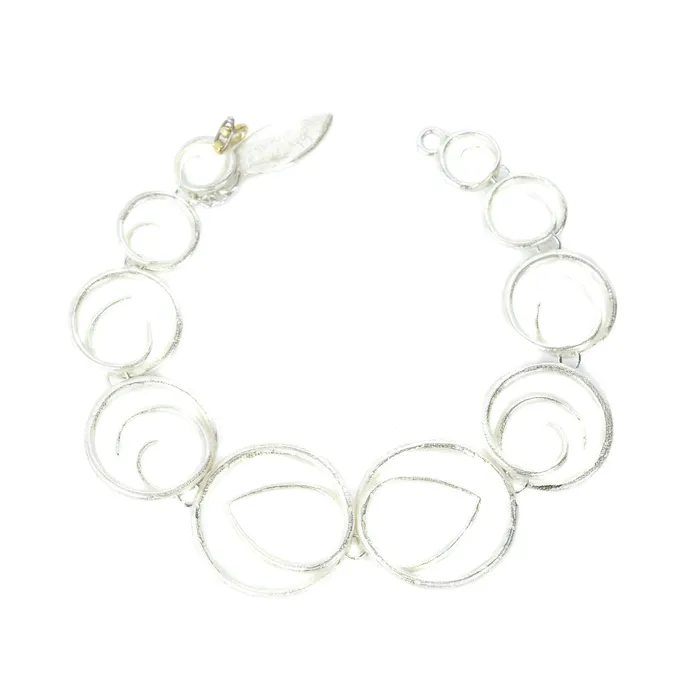 Bracelets John Iversen Silver Swirl Bracelet