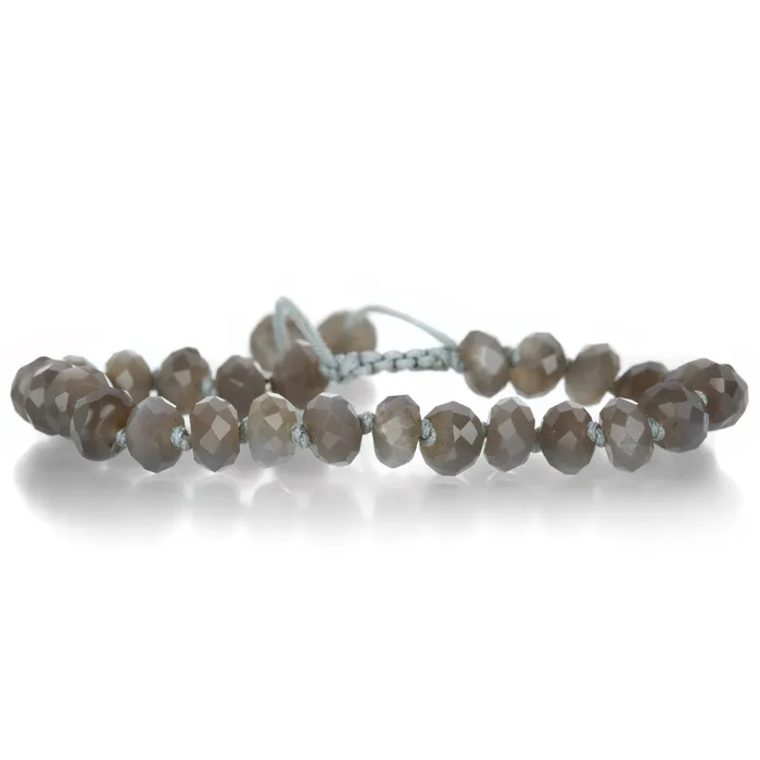 Bracelets Joseph Brooks Gray Rondelle Moonstone Bracelet