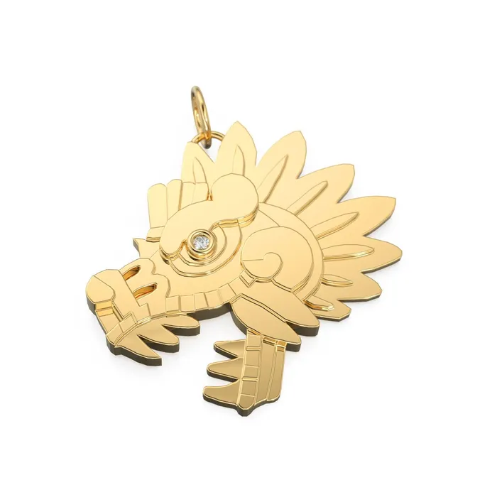 Charm Necklaces Jalvi Co Quetzalcoatl Mayan 14k Gold Charm 18k Solid Gold Aztec Pendant Round Cut Diamond Charm Handmade Solid Gold Charm Mexican Jewelry Charm Necklaces Jalvi Co Quetzalcoatl Mayan 14k Gold Charm 18k Solid Gold Aztec Pendant Round Cut Diamond Charm Handmade Solid Gold Charm Mexican Jewelry