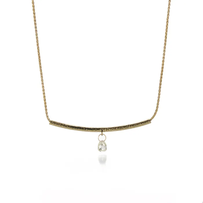 Diamond Tube Bar Necklace Barbara Heinrich Necklaces