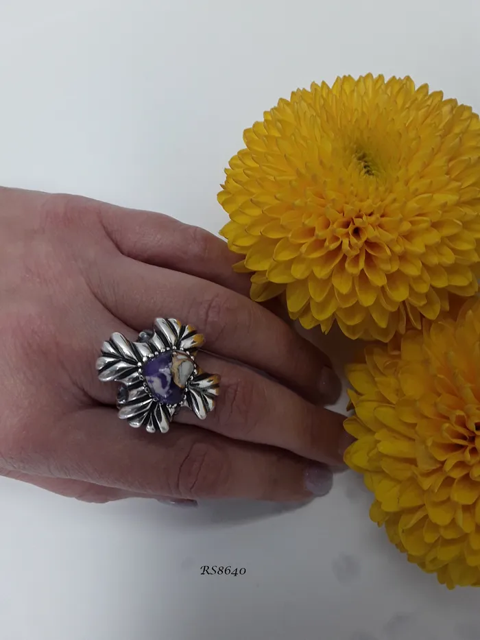 Dian Malouf Rings rs8640 KDCross heart ring