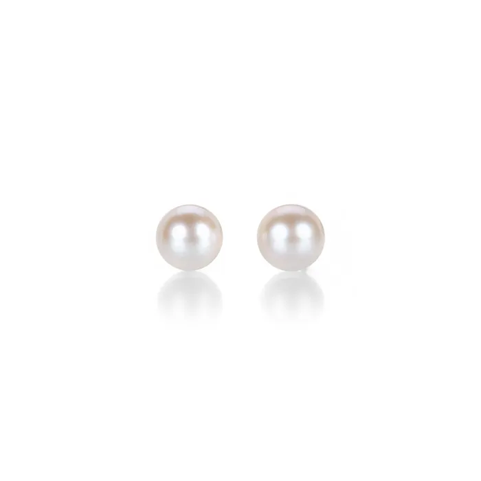 Earrings Maria Beaulieu 65mm Soft Pink Freshwater Pearl Earrings