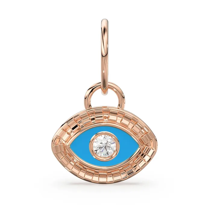 Evil Eye Enamel and Diamond14k 18k Solid Gold Charm Pendant Diamond Bead Enamel Charm Finding Solid Gold Charm 9mm Jalvi Co Charm Necklaces Evil Eye Enamel and Diamond14k 18k Solid Gold Charm Pendant Diamond Bead Enamel Charm Finding Solid Gold Charm 9mm Jalvi Co Charm Necklaces
