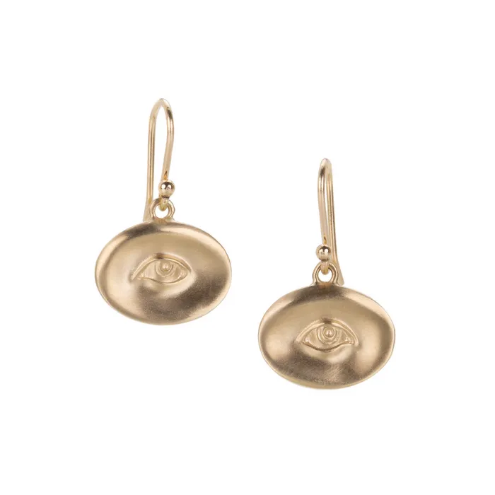 Gabriella Kiss Earrings 10k Small Eye Earrings