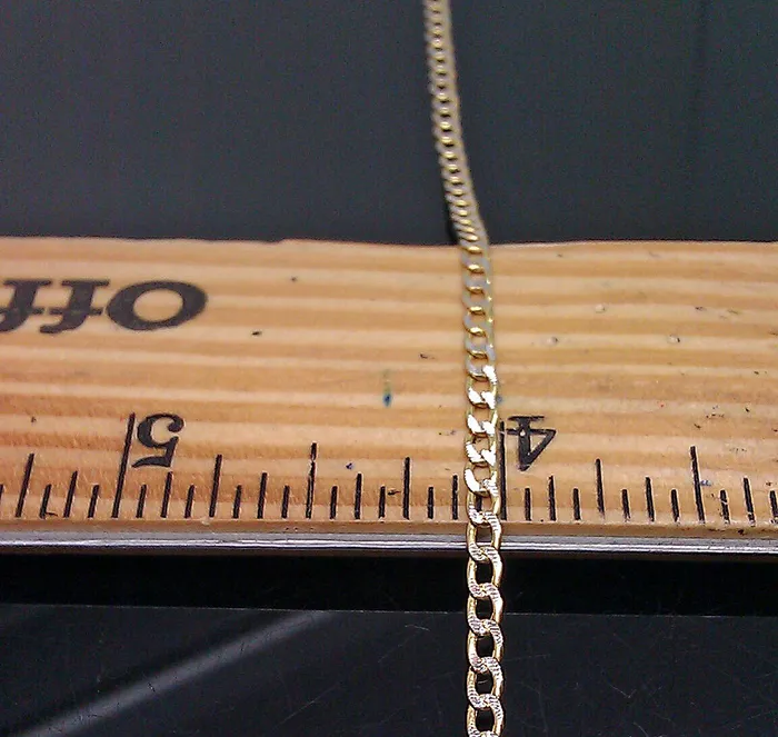 Gold and Diamond Necklaces 22 Real 10K Yellow Gold Link Chain Necklace Diamond Cut Chain Men Women