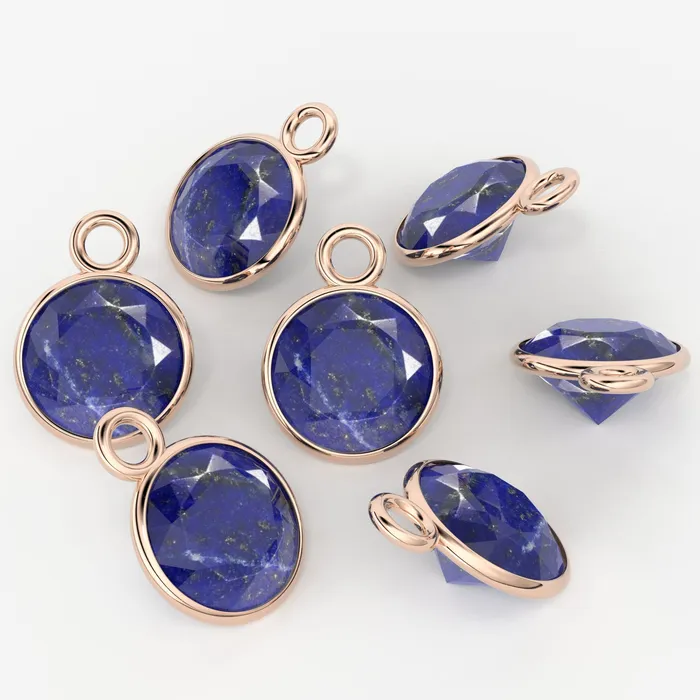 Jalvi Co 2pc 14k Solid Yellow Gold 6mm Natural Lapis Lazuli Charm Pendant Lapis Charm Solid Gold Charm Charm Necklaces Jalvi Co 2pc 14k Solid Yellow Gold 6mm Natural Lapis Lazuli Charm Pendant Lapis Charm Solid Gold Charm Charm Necklaces