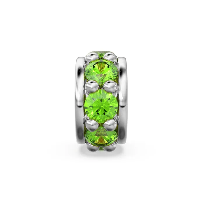 Jalvi Co PreStyled Sets 18k Solid Yellow Gold 5mm Peridot Eternity Rondelle Wheel Bead Jalvi Co PreStyled Sets 18k Solid Yellow Gold 5mm Peridot Eternity Rondelle Wheel Bead