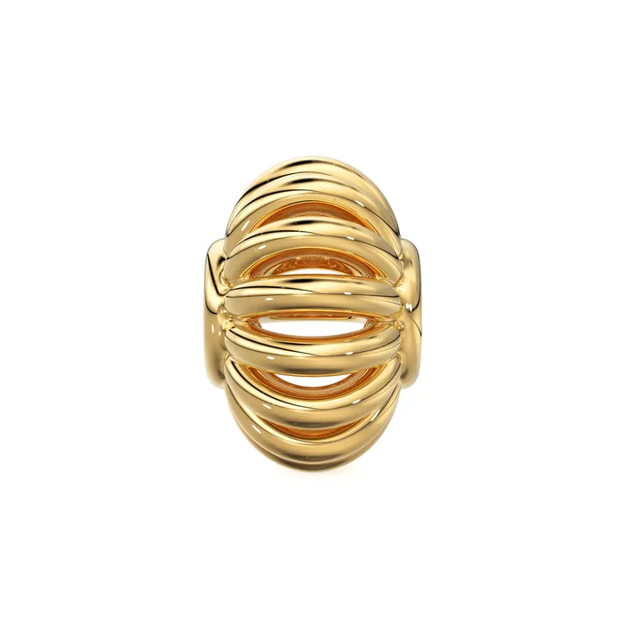 Jalvi Co PreStyled Sets 42mm 18k Solid Yellow Gold Fancy Bali Spacer Findings Beads Pair Jalvi Co PreStyled Sets 42mm 18k Solid Yellow Gold Fancy Bali Spacer Findings Beads Pair