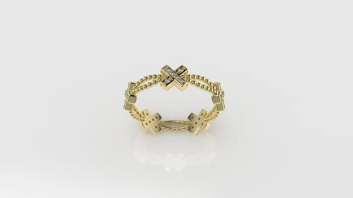 Jcm 21 jewelry 14K Ring with 30 DIAMONDS Stt Prong Filigree Star Style Cut Chanel Rings