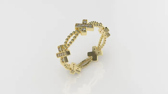 Jcm 21 jewelry 14K Ring with 30 DIAMONDS Stt Prong Filigree Star Style Cut Chanel Rings