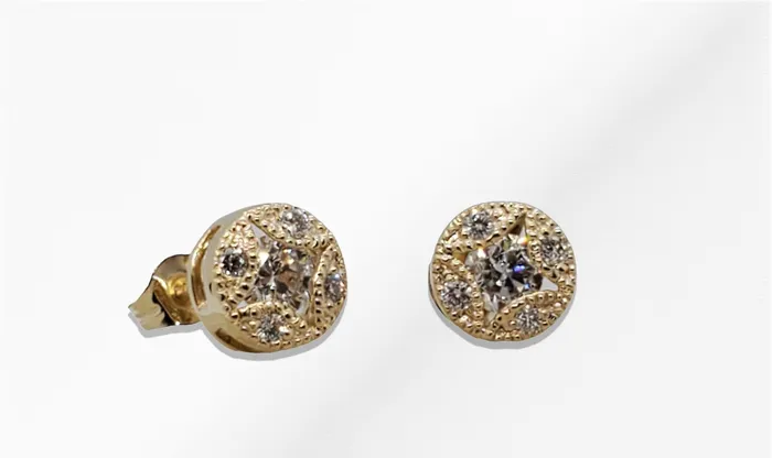 JCM DESIGN JEWELRY Earrings 14K 060ct tw Stud Diamond Earrings