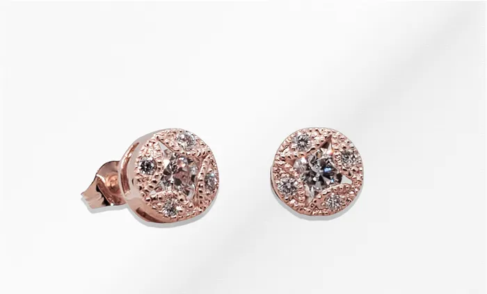 JCM DESIGN JEWELRY Earrings 14K 060ct tw Stud Diamond Earrings