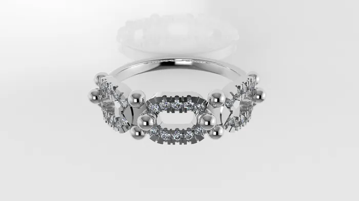 JCM DESIGN JEWELRY Rings 14K Ring with 30 DIAMONDS VS1 Cut Split