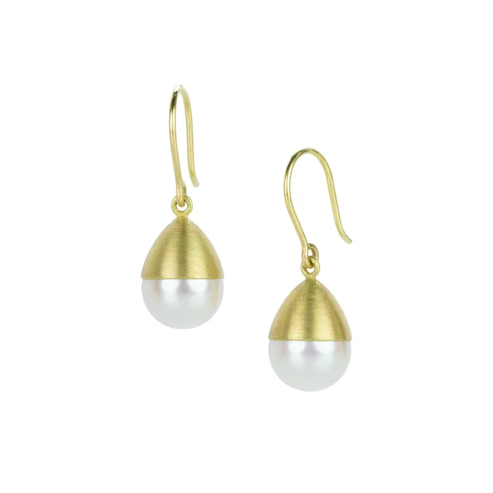 Mallary Marks Earrings Pearl Buoy Earrings