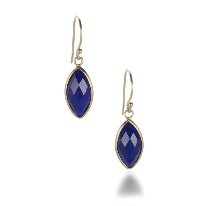 Marquise Lapis Earrings Margaret Solow Earrings