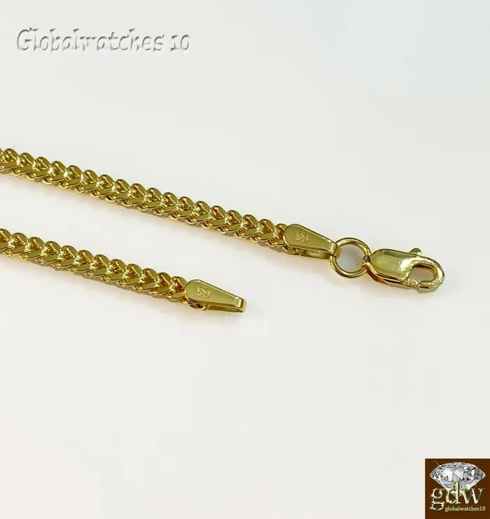 Necklaces 10k Gold Basketball Court Pendant with Franco Chain 20 22 24 Inch Real Gold and Diamond