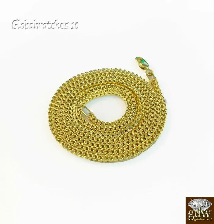 Necklaces 10k Gold Basketball Court Pendant with Franco Chain 20 22 24 Inch Real Gold and Diamond