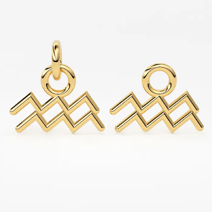Necklaces Aquarius Zodiac Necklace Star Sign Pendant Astrology Birthday Gift in Solid 14k or 18k Gold Jalvi Co Necklaces Aquarius Zodiac Necklace Star Sign Pendant Astrology Birthday Gift in Solid 14k or 18k Gold Jalvi Co