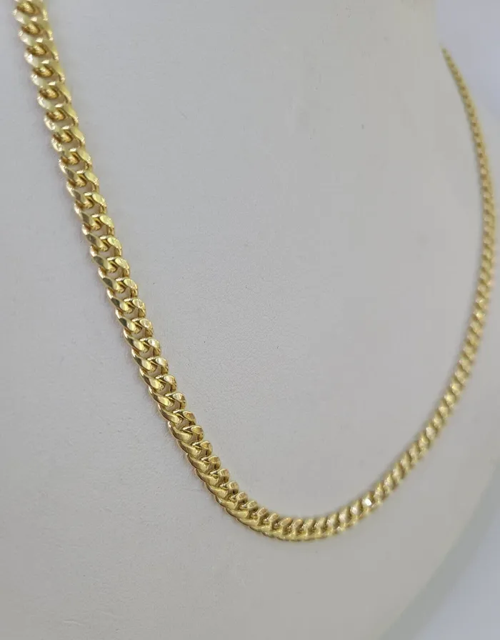 Necklaces Gold and Diamond 10k Miami Cuban Link Chain Yellow Gold 5mm Necklace 22 Necklaces Gold and Diamond 10k Miami Cuban Link Chain Yellow Gold 5mm Necklace 22