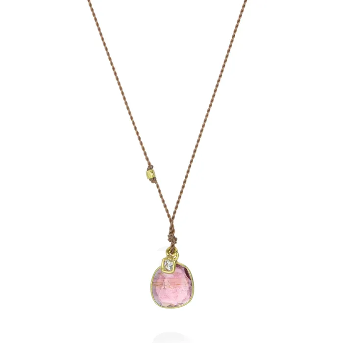 Necklaces Margaret Solow Tourmaline and Diamond Necklace