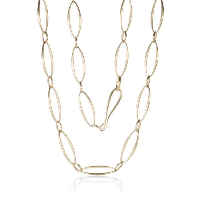 Nicole Landaw PreStyled Sets 14k Gold Navette Chain