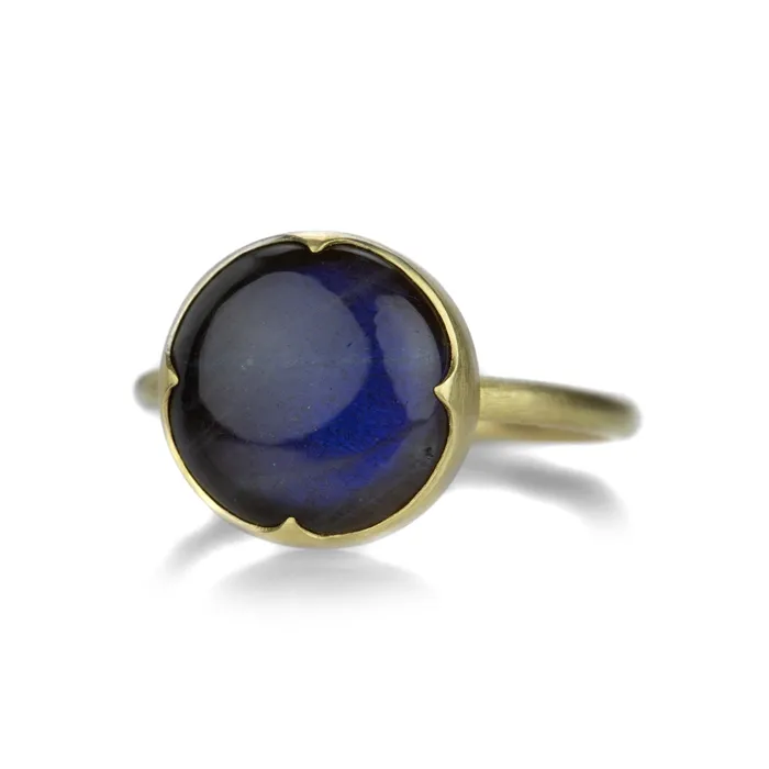 Round Spectrolite Ring Gabriella Kiss Rings