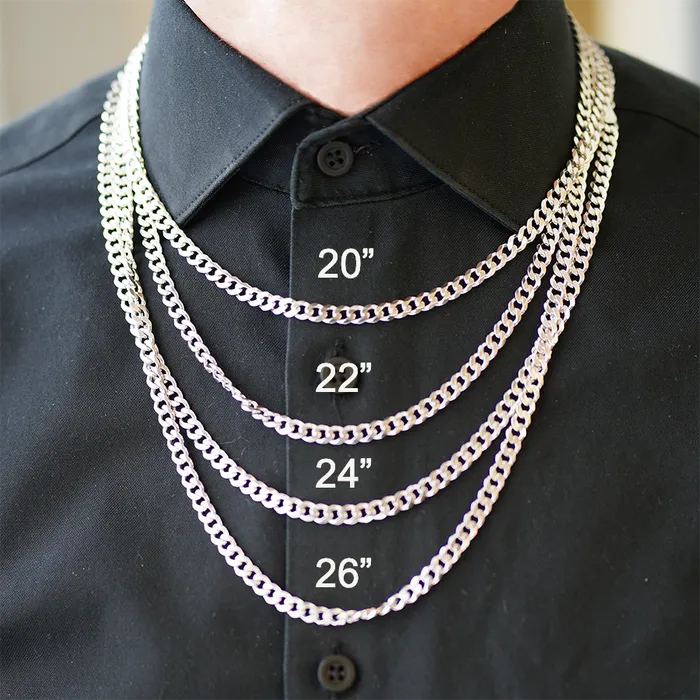 Sterling Silver ALT100 Figaro Chain in 22inch Independent Jewellers Necklaces