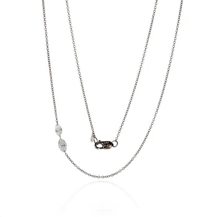 Todd Pownell Necklaces Free Set Marquise Diamond Necklace