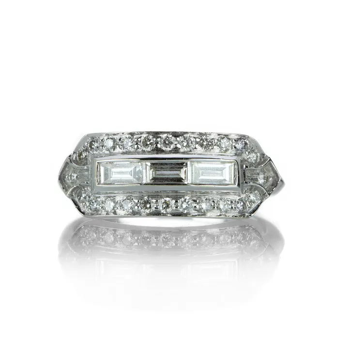 White Gold Amelia Ring Sethi Couture Rings