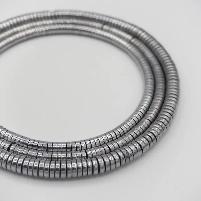 Yonyang Handicraft Rings Hematite Heishi Silver