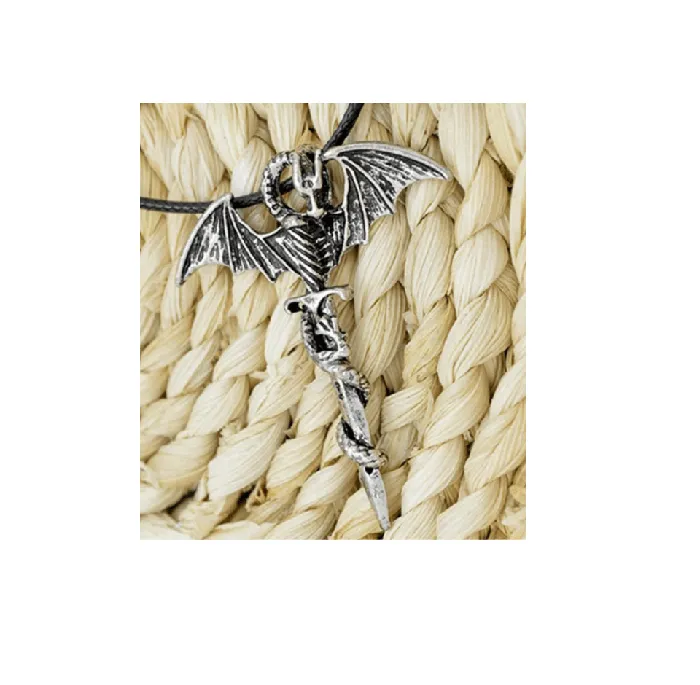 2020 Mens Necklace Jewelry New Flying Dragon Sword Titanium Stainless Steel Pendant Necklace sparklingselections Necklaces 2020 Mens Necklace Jewelry New Flying Dragon Sword Titanium Stainless Steel Pendant Necklace sparklingselections Necklaces
