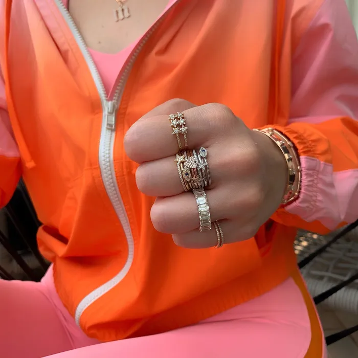 Alev Collection Tiny Evil Eye Ring Rings