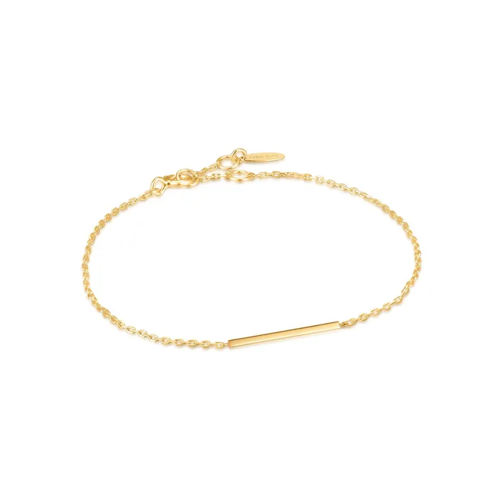 Ania Haie Bracelets 14kt Gold Solid Bar Bracelet