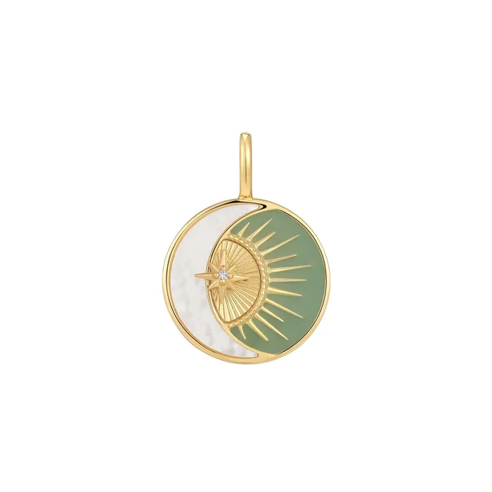Ania Haie Charm Necklaces Pop Charm Gold Eclipse Necklace Charm