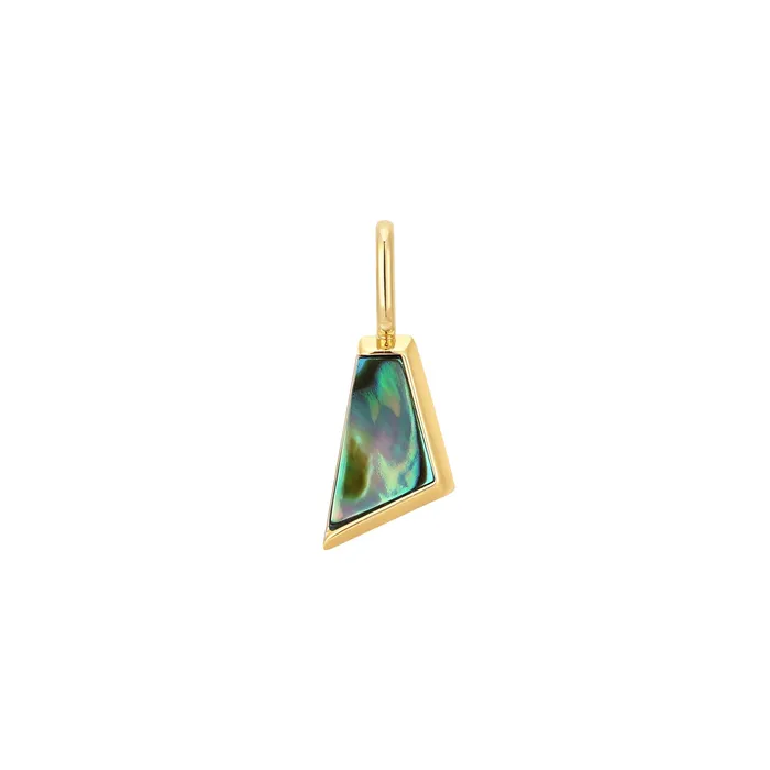 Ania Haie Necklaces Pop Charms Gold Abalone Necklace Charm
