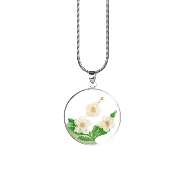 Ashley Jewels Necklaces Birth Month Pressed Flower Keepsake Necklace